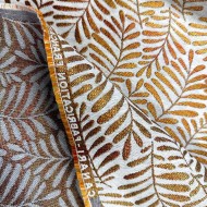 Tissu jacquard Canari roux Tissu jacquard Canari roux