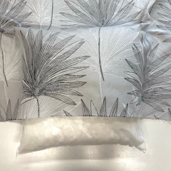 Tissu Jacquard Esperanza feuille grise Tissu Jacquard Esperanza feuille grise