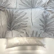 Tissu Jacquard Esperanza feuille grise Tissu Jacquard Esperanza feuille grise