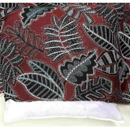 Tissu Jacquard Austral feuille rouge Tissu Jacquard Austral feuille rouge