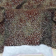 Tissu Jacquard Etincelle Paprika fantaisie rouge Tissu Jacquard Etincelle Paprika fantaisie rouge