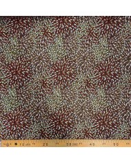 Tissu Jacquard Etincelle Paprika fantaisie rouge Tissu Jacquard Etincelle Paprika fantaisie rouge