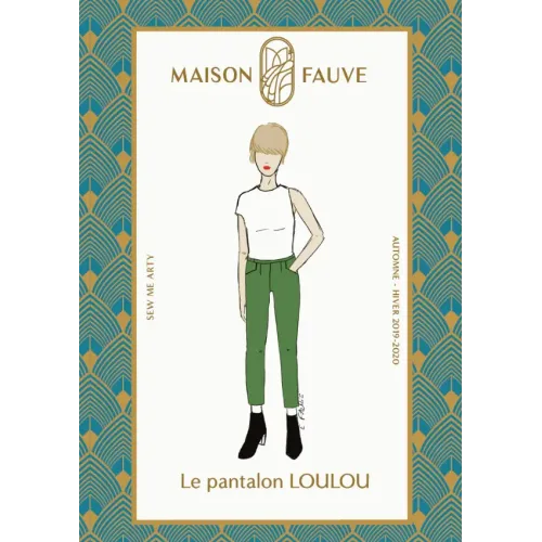 Patron couture Pantalon : Loulou - Maison FAUVE