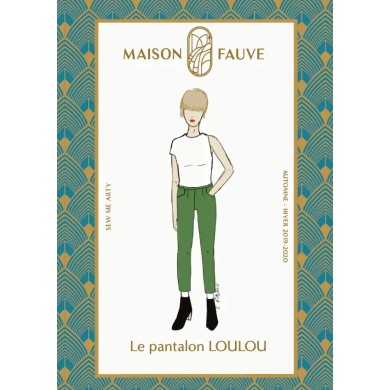 Patron couture Pantalon : Loulou - Maison FAUVE Patron couture Pantalon : Loulou - Maison FAUVE