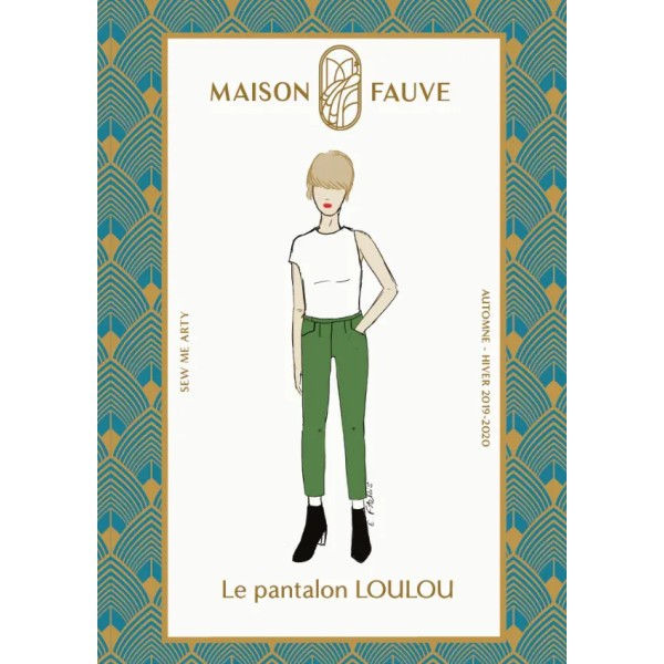 Patron couture Pantalon : Loulou - Maison FAUVE Patron couture Pantalon : Loulou - Maison FAUVE