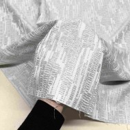 Tissu Isa gris fantaisie - Made in France Tissu Isa gris fantaisie - Made in France