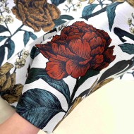 Tissu Parfum fleurs multicolore - Made in France Tissu Parfum fleurs multicolore - Made in France