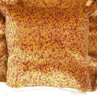 Tissu Pegase velours granite rouge or Tissu Pegase velours granite rouge or