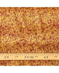 Tissu Pegase velours granite rouge or