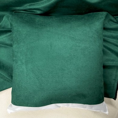 Tissu Suédine Lourde vert foncé