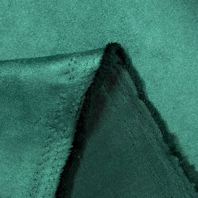 Tissu Suédine Lourde vert foncé