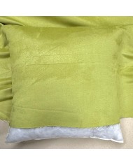 Tissu Suédine Lourde vert pomme