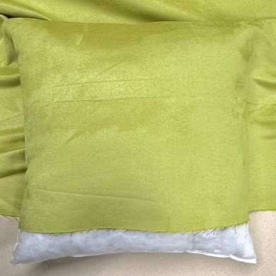 Tissu Suédine Lourde vert pomme
