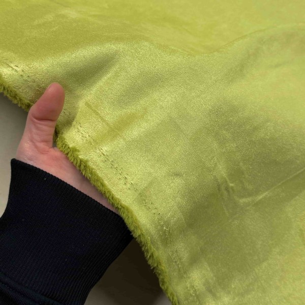 Tissu Suédine Lourde vert pomme Tissu Suédine Lourde vert pomme