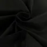 Tissu coton gabardine stretch noir uni Tissu coton gabardine stretch noir uni