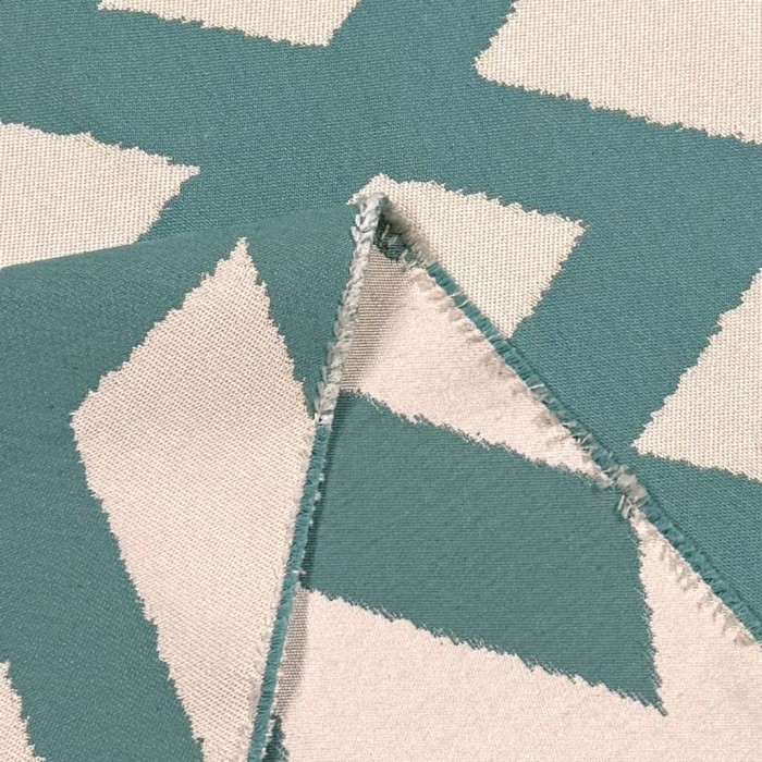 Tissu Universo bleu blanc géométrique - Tissu d'éditeur Tissu Universo bleu blanc géométrique - Tissu d'éditeur