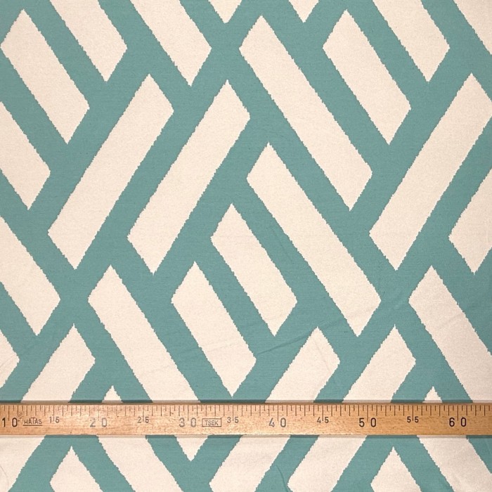 Tissu Universo bleu blanc géométrique - Tissu d'éditeur Tissu Universo bleu blanc géométrique - Tissu d'éditeur