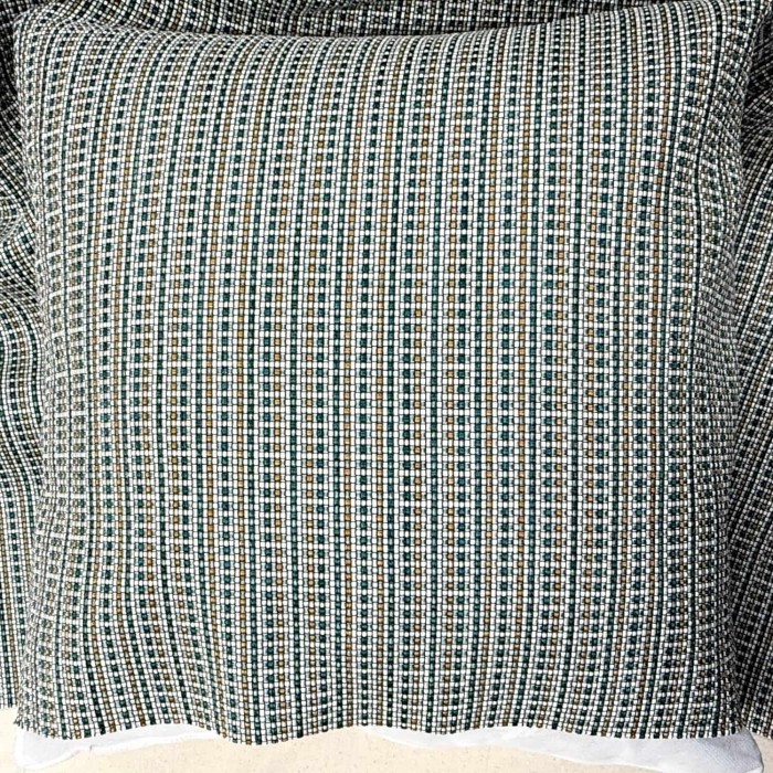 Tissu Séduisant quadrillage bleu or blanc - Tissu d'éditeur Tissu Séduisant quadrillage bleu or blanc - Tissu d'éditeur