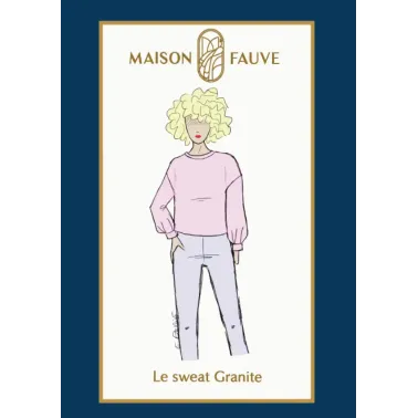 Patron couture Sweat : Granite - Maison FAUVE