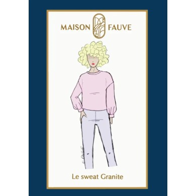 Patron couture Sweat : Granite - Maison FAUVE