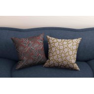 Tissu Jacquard Austral feuille rouge Tissu Jacquard Austral feuille rouge