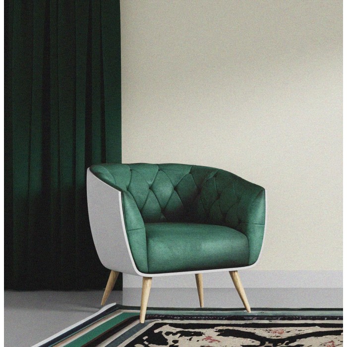 Tissu Suédine Lourde vert foncé