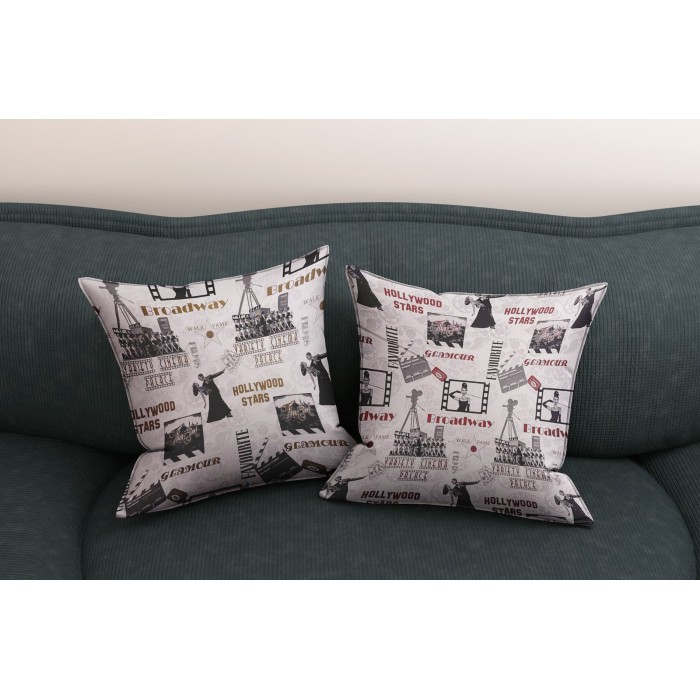 Tissu Jacquard Cinema 12 blanc rouge Tissu Jacquard Cinema 12 blanc rouge