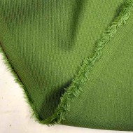 Tissu laine polyester unis vert - Haute couture Tissu laine polyester unis vert - Haute couture
