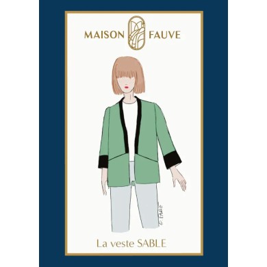 Patron couture Veste: Sable - Maison FAUVE