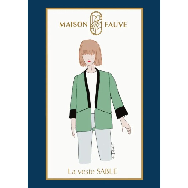 Patron couture Veste: Sable - Maison FAUVE Patron couture Veste: Sable - Maison FAUVE