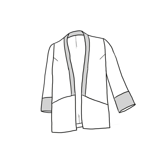 Patron couture Veste: Sable - Maison FAUVE