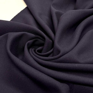 Tissu laine polyamide bleu marine foncé - Haute couture Tissu laine polyamide bleu marine foncé - Haute couture