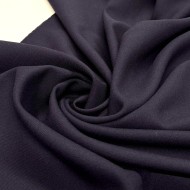 Tissu laine polyamide bleu marine foncé - Haute couture Tissu laine polyamide bleu marine foncé - Haute couture
