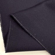 Tissu laine polyamide bleu marine foncé - Haute couture Tissu laine polyamide bleu marine foncé - Haute couture