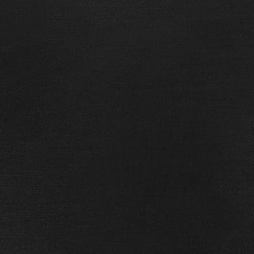 Tissu coton gabardine stretch noir uni