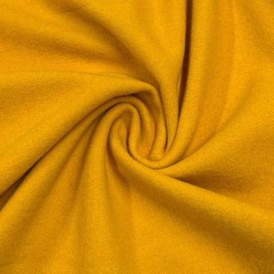 Tissu Laine Polyamide jaune moutarde Tissu Laine Polyamide jaune moutarde
