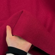 Tissu Laine Polyamide rouge framboise Tissu Laine Polyamide rouge framboise
