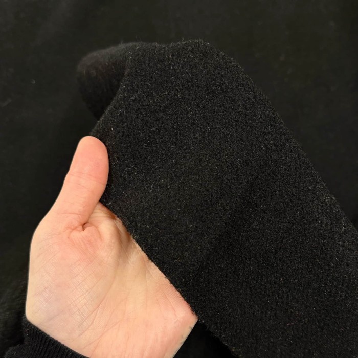 Tissu Laine Polyamide noir Tissu Laine Polyamide noir