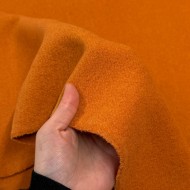 Tissu Laine Polyamide orange rouille Tissu Laine Polyamide orange rouille