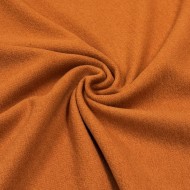 Tissu Laine Polyamide orange rouille Tissu Laine Polyamide orange rouille