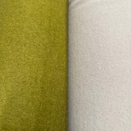 Tissu Laine Polyamide vert grège