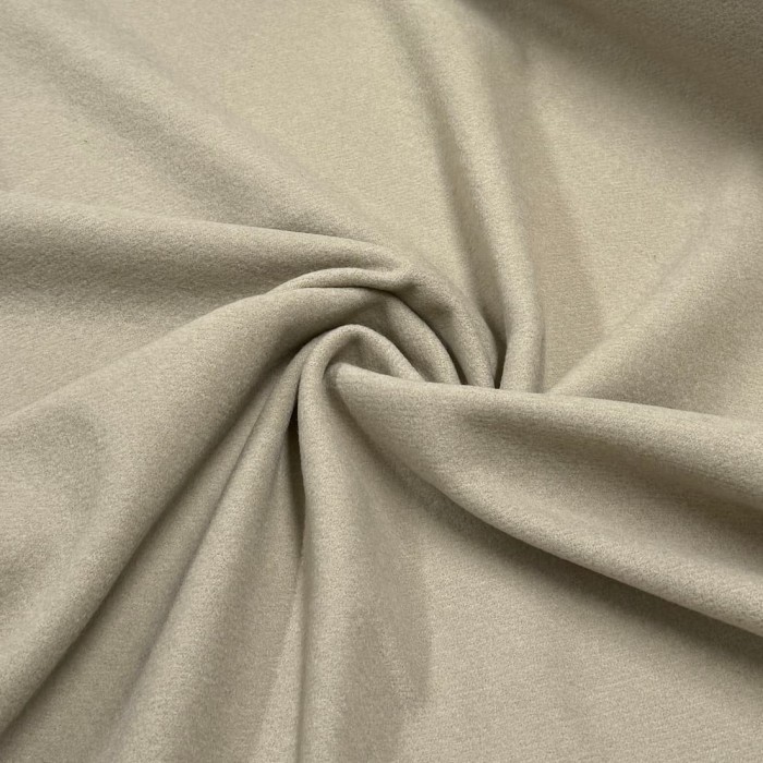 Tissu Laine Polyamide vert grège