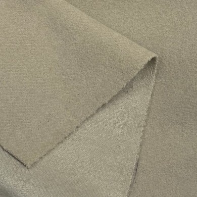 Tissu Laine Polyamide vert grège Tissu Laine Polyamide vert grège