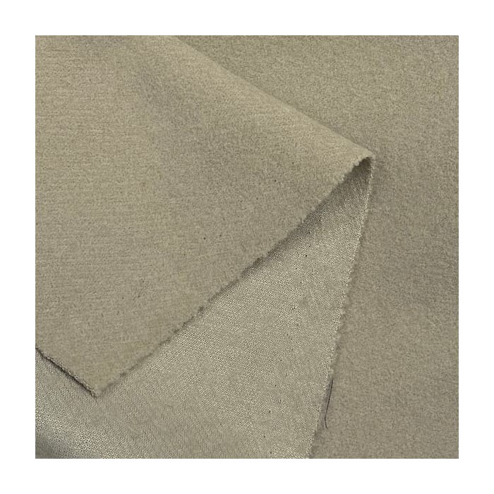 Tissu Laine Polyamide vert grège