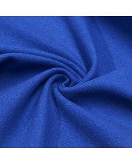 Tissu Laine Polyamide bleu roi