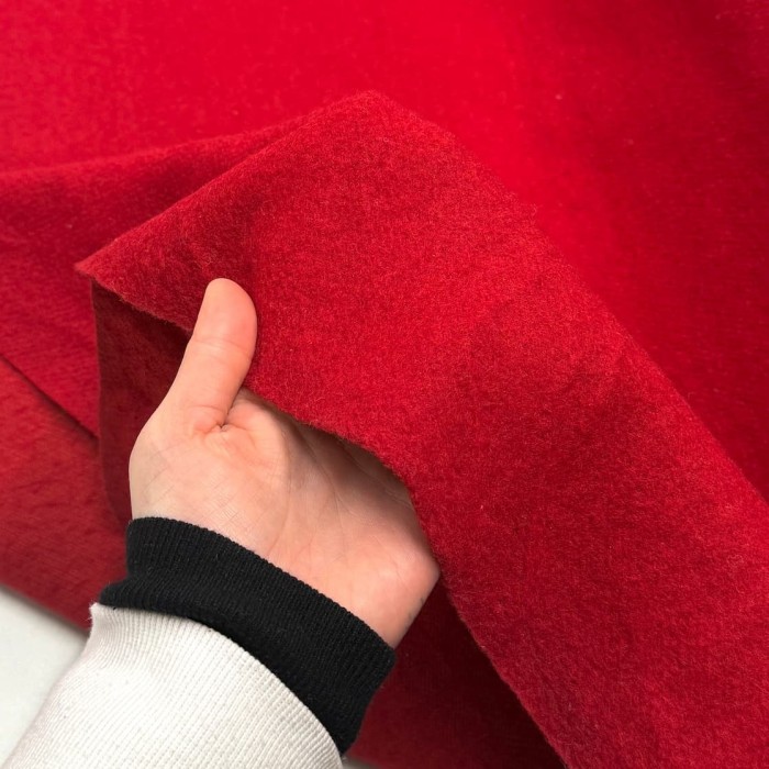 Tissu Laine Polyamide rouge Tissu Laine Polyamide rouge
