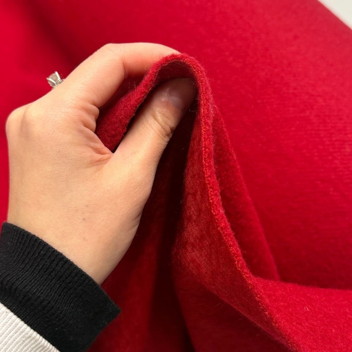 Tissu Laine Polyamide rouge Tissu Laine Polyamide rouge