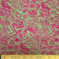 Tissu jersey coton viscose trait fantaisie multi-couleurs