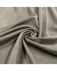Tissu cupro laine viscose gris taupe - Haute couture Tissu cupro laine viscose gris taupe - Haute couture