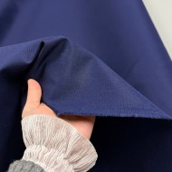 Tissu sergé Polyester  bleu foncé marine Tissu sergé Polyester  bleu foncé marine